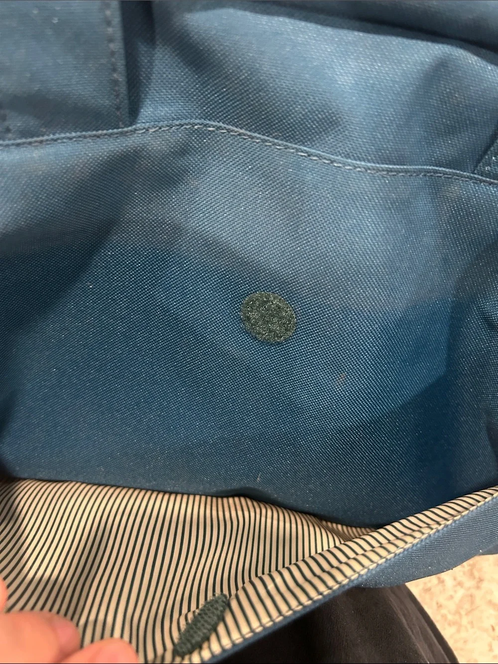 Teal-laptop/electronic tote. -padded. With shoulder strap.